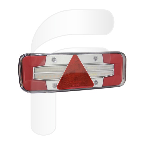 REAR LAMPS LENS WITH TRIANGLE RIGHT